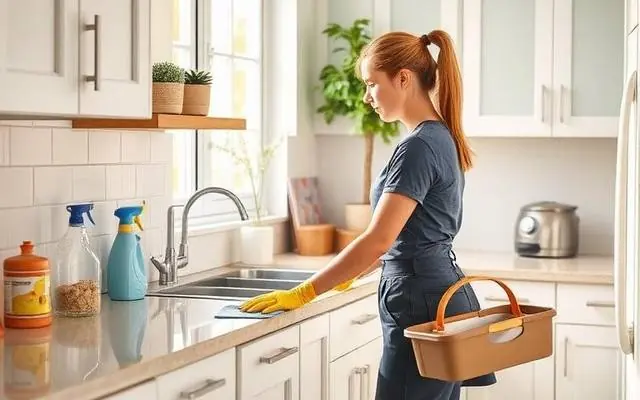 Cleaning Services professional at work