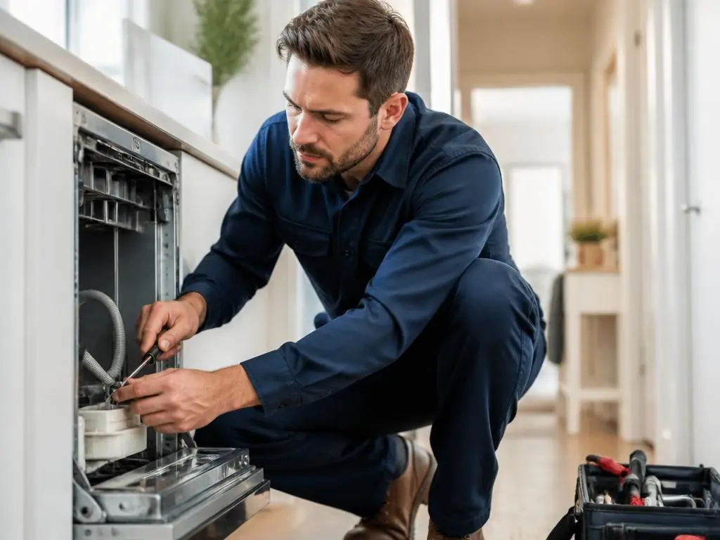 A homeowner reviewing a project quote with a local home-service professional